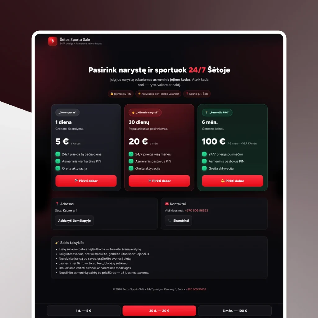 Tamsaus dizaino internetine svetaine